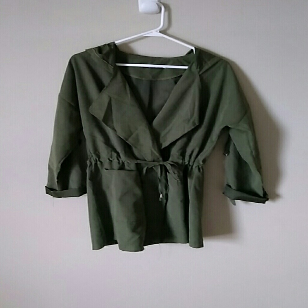 Army green jacket
